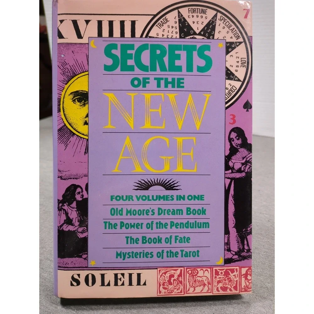 Secrets of the New Age 4 Volumes in 1 Old Moore's Dream Fate Pendulum Tarot 1989